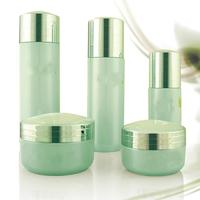 Empty Glass Cosmetic Jars And Lotion Bottle for Skin Care Cream