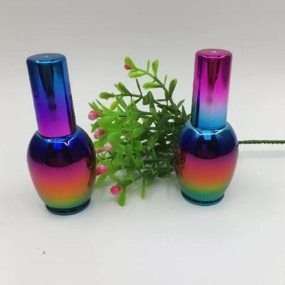 New Fashion Colorful Elegant Glass Nail Polish Bottle