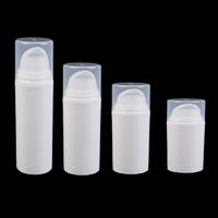 Pure White Empty Plastic Cosmetic Lotion Bottle Set