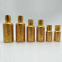 Gold Luxury Glass Cosmetic Bottle For Skin Care Cream