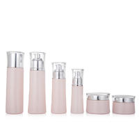 Wholesale small pink cosmetic containers bottles and jars