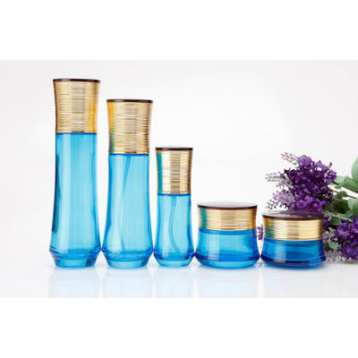 Customizable packaging containers, glass small cosmetic jars and bottles