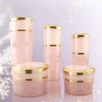 Customized Pink Airless Lotion Bottle for Skin Care Packaging 50ml 100ml 200ml